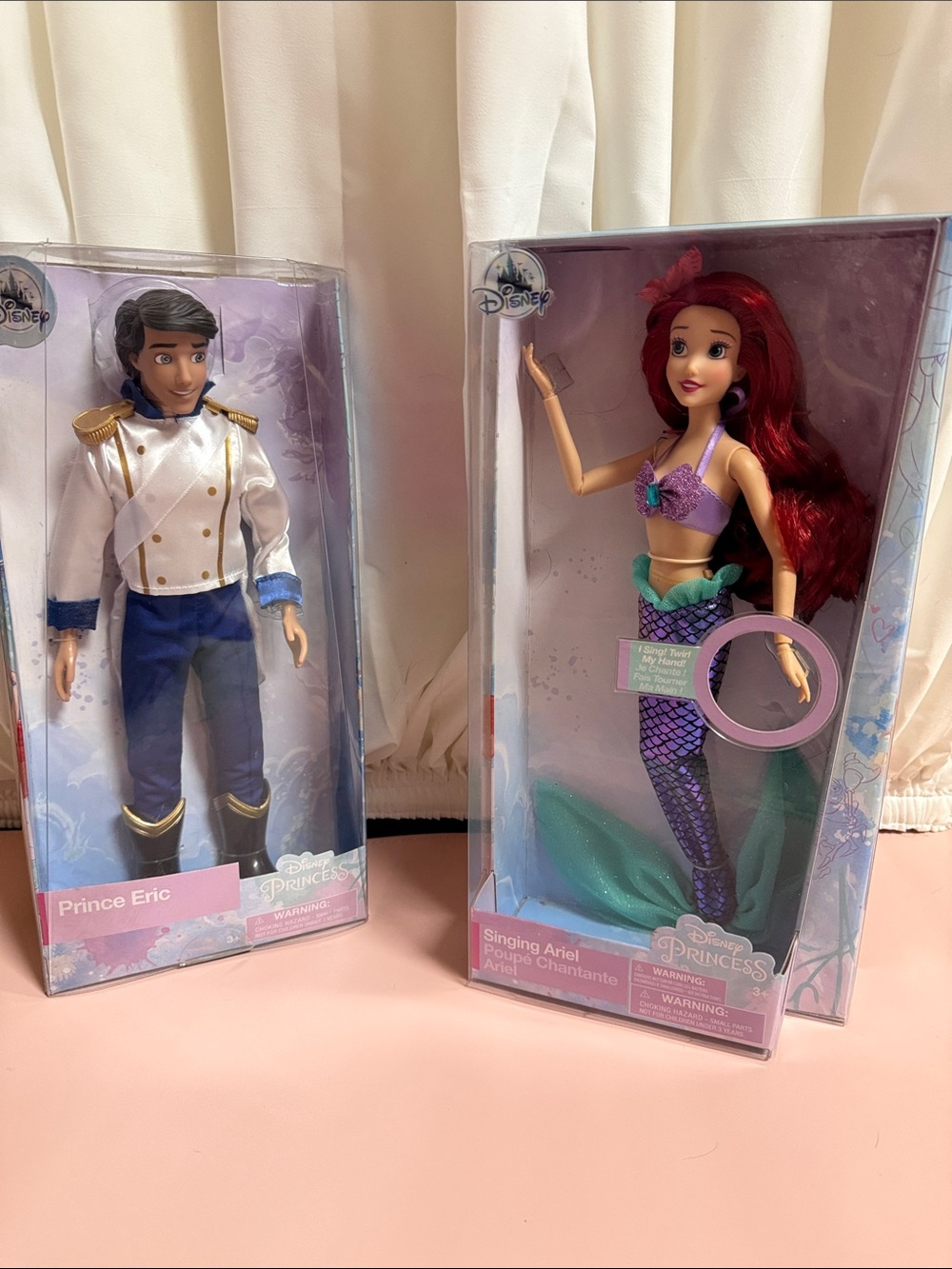Disney Singing Ariel & Prince Eric Barbie Dolls
